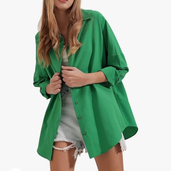 Oversized Button Down Shirt - Picture 3 of 8